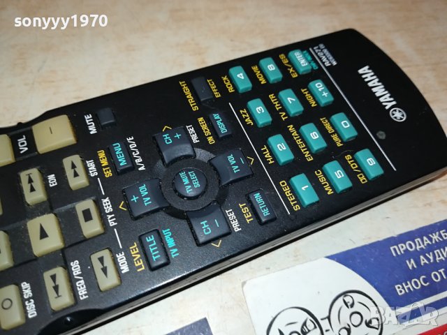 YAMAHA RAV271 WC63300EU REMOTE CONTROL 1907231340, снимка 14 - Други - 41597034