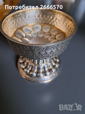Сребърна чаша сребърен бокал, снимка 9 - Антикварни и старинни предмети - 39181667