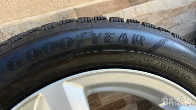 Джанти 16 5 x 112  + Зимни гуми 205/55/16 Good Year DOT : 2124, снимка 4 - Гуми и джанти - 56059546