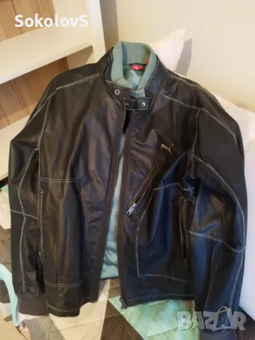 Яке Puma естествена кожа , снимка 1