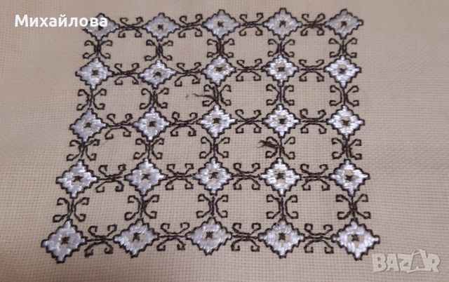 Ръчна бродерия каре, снимка 3 - Декорация за дома - 44604014