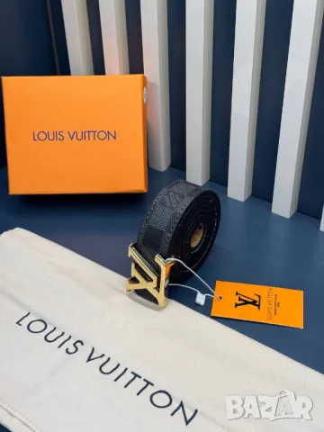 колани от естествена кожа 3см louis vuitton, снимка 8 - Колани - 50406225
