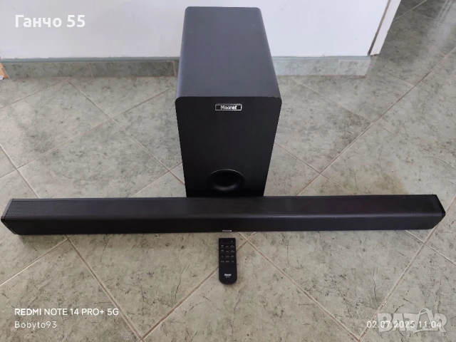 Magnat sbw 250 саундбар с бас каса., снимка 1