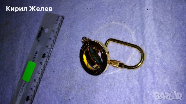 RAIL PORT KIROV LEIPZIG Позлатен МАРКОВ СТИЛЕН БРОНЗОВ РЕКЛАМЕН ФИРМЕН КЛЮЧОДЪРЖАТЕЛ 29385, снимка 5 - Други ценни предмети - 39072400