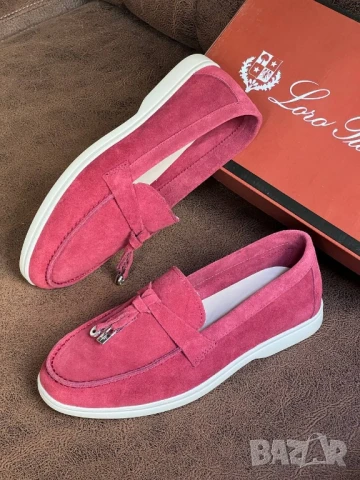 дамски мокасини от естествен велур loro piana , снимка 2 - Дамски ежедневни обувки - 51303318