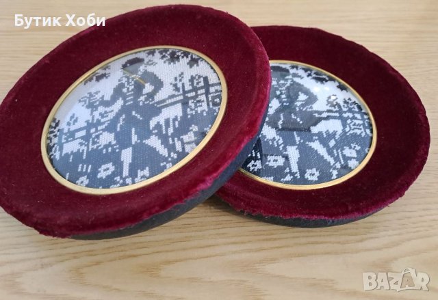 Винтидж гоблени -,,близнаци,,, Германия, снимка 2 - Антикварни и старинни предмети - 40970369