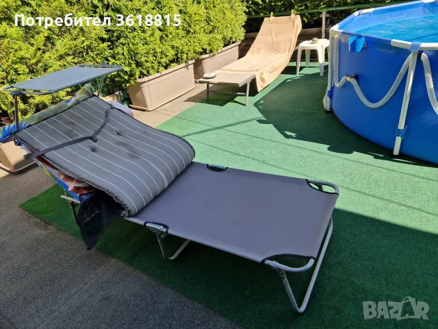 продавам сгъваем шезлонг., снимка 3 - Къмпинг мебели - 55948455