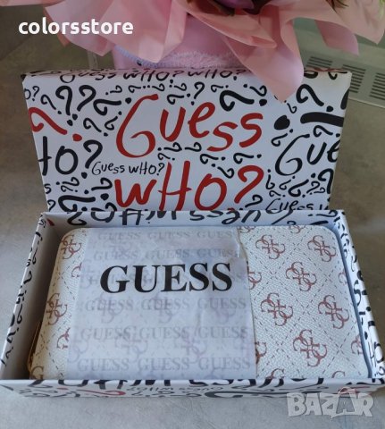  Бяло портмоне  Guess код IM-46AF, снимка 2 - Портфейли, портмонета - 41568921