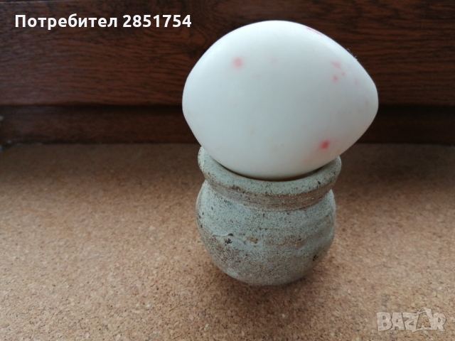 Колекционерско яйце от полускъпоцен камък, снимка 7 - Колекции - 36100011