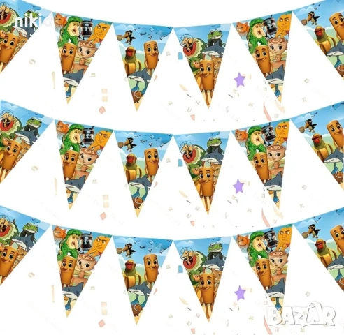 ITALIAN BRAINROT Парти Гирлянд Знаменца Флаг Банер декор украса рожден ден, снимка 3 - Други - 53728789