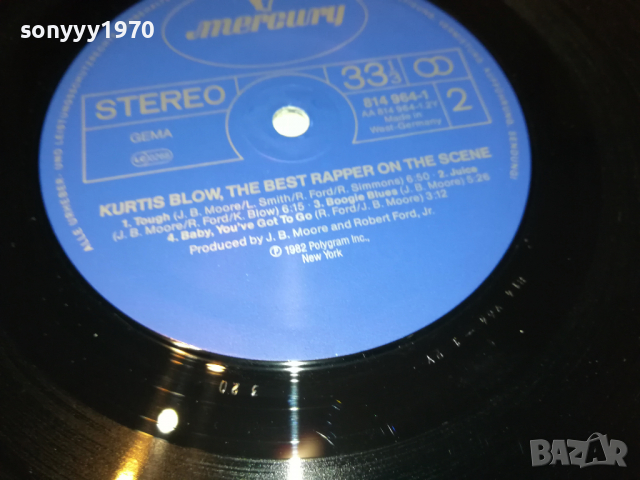 поръчана-KURTIS BLOW-MADE IN WEST GERMANY 1903222039, снимка 15 - Грамофонни плочи - 36163224