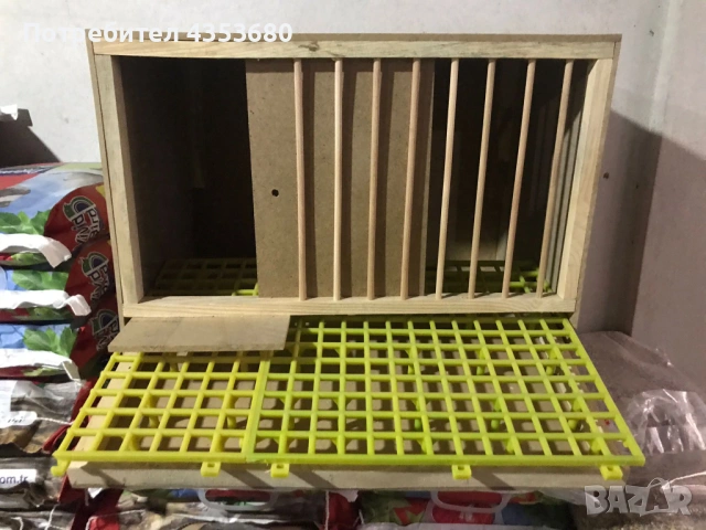 Клетка за гълъби Размери: 60x42x40 см