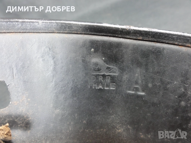 СТАРА НЕМСКА СТОМАНЕНА КАСКА М34 ПОЖАРНА СЛУЖБА ВСВ, снимка 5 - Антикварни и старинни предмети - 52815660