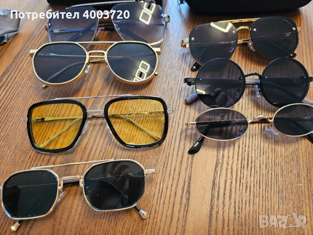 Продавам модерни слънчеви очила комплект или поотделно, поляризирани!