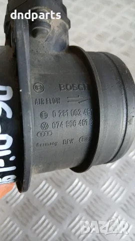 Дебитомер Audi A6 1.9 TDI 2001 0281002461 074906461B A6 (C5) (1997-2004), снимка 2 - Части - 56077275