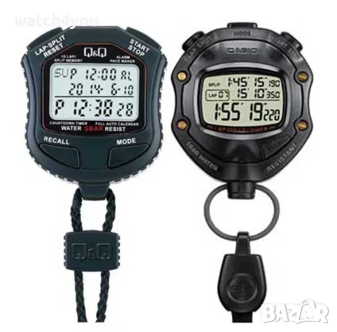 НОВ ХРОНОМЕТЪР CASIO И Q&Q. ПРОФЕСИОНАЛНИ СПОРТНИ ХРОНОМЕТРИ QQ HS45J КАСИО HS-80TW-1EF STOPWATCH