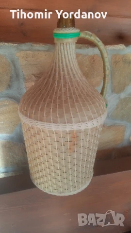 Плетена дамаджана., снимка 9 - Антикварни и старинни предмети - 51320863