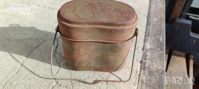 Старо войнишко канче-бъбрек 1943г., снимка 2 - Други ценни предмети - 48597825