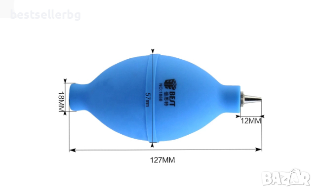 BEST-1888 Rubber Cleaning Tool Air Dust Blower Ball Cleaner For Camera Lens Watch Keyboard phone, снимка 2 - Други - 36375057
