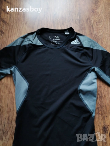 adidas TECHFIT COMPRESSION - страхотна мъжка тениска S, снимка 4 - Тениски - 53204212