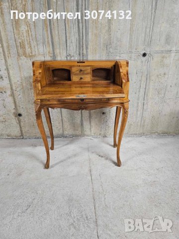 Елегантно писалище с интарзия, снимка 3 - Шкафове - 42712898