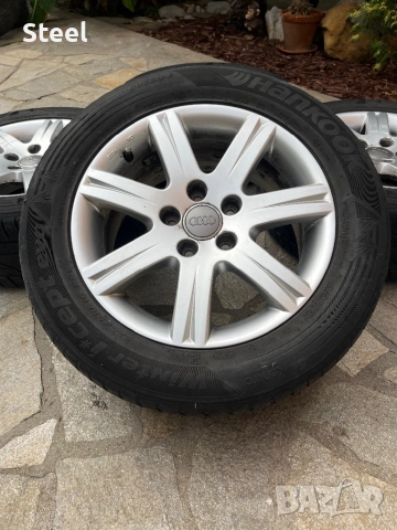 Джанти за Audi 16ки, 5х112, 7J, et42 със зимни гуми 225/55/16