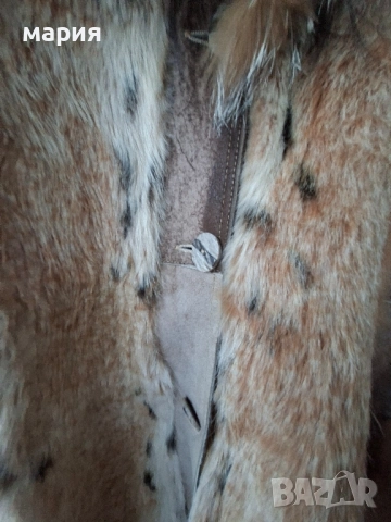 Уникално палто Gianni естествен косъм, снимка 9 - Палта, манта - 52265705