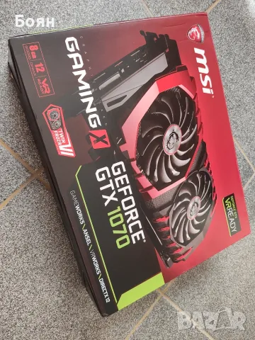 Видеокарта MSI GeForce GTX 1070, снимка 11 - Видеокарти - 56248204