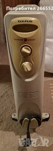 Маслен радиатор Taurus 2500 W. , снимка 2 - Радиатори - 53057091