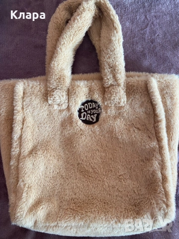 Пухкав сет с чантички и шапка, снимка 2 - Чанти - 53088813