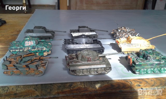 Военна техника в мащаб-танкове, самолети, оръдия, камиони..., снимка 6 - Колекции - 39955366