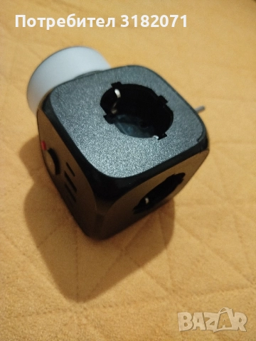 Разклонител тип "КУБ",с нощна лампа , снимка 2 - Други - 52059922