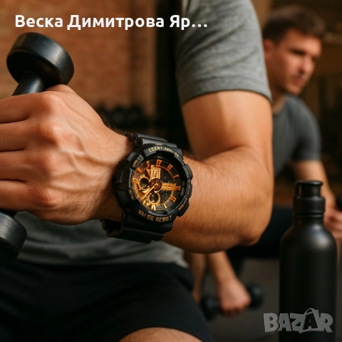 Мъжки мултифункционален часовник - Спортен, водоустойчив и удароустойчив, снимка 6 - Други - 51466862