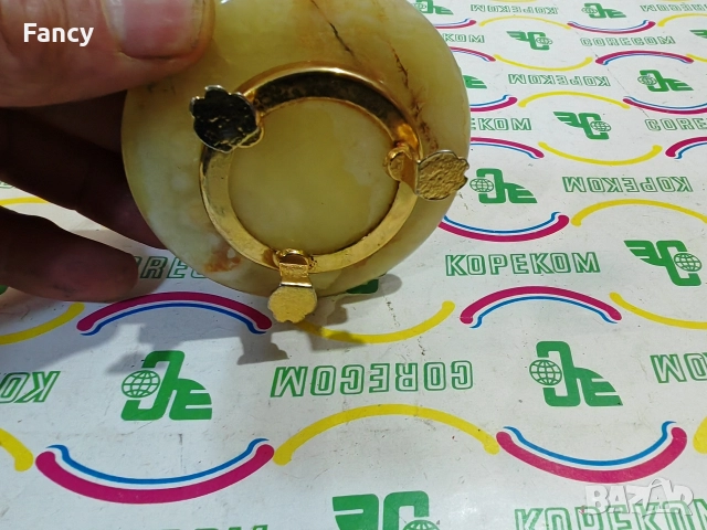 Страхотен малък мраморен пепелник, снимка 7 - Антикварни и старинни предмети - 52695994