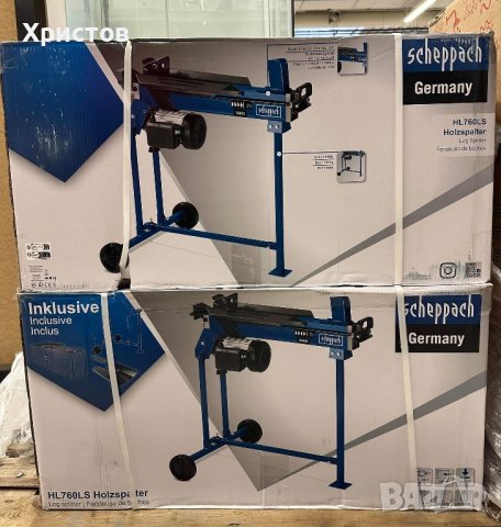 Чисто Нова цепачка Scheppach HL760LS, 7 тона, 2200 W, снимка 2 - Градинска техника - 41578150