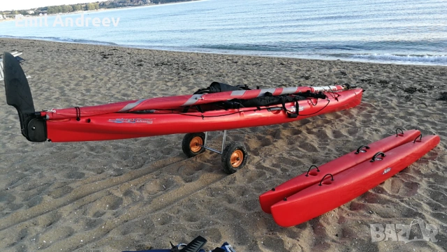 Продавам ветроходен тримата Hobie Adventure Island