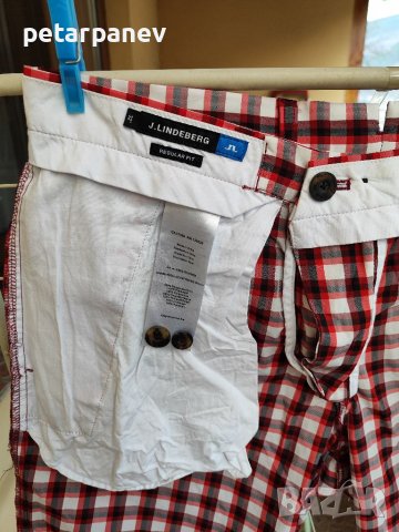 Мъжки къси панталони J.LINDEBERG - 32 размер, снимка 6 - Къси панталони - 40190062