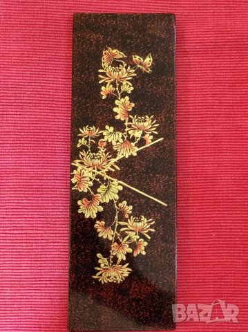 Пано, Виетнам със златна инкрустация. , снимка 6 - Други ценни предмети - 35929344