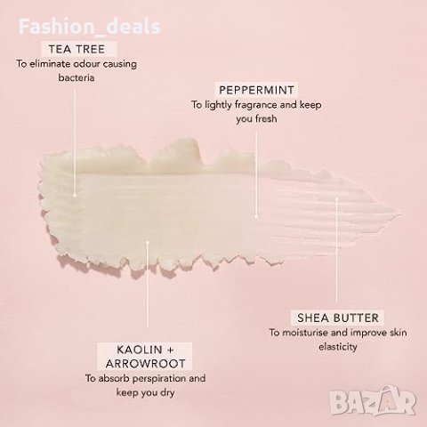 Нов Натурален Крем-Дезодорант c Мента и Чаено Дърво 50g, снимка 6 - Други - 42688667