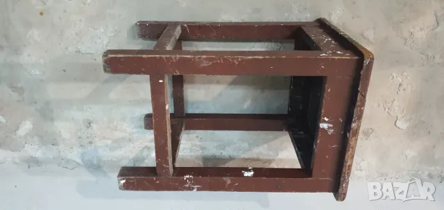 Столче -табуретка, старо, антика, снимка 6 - Антикварни и старинни предмети - 49109893