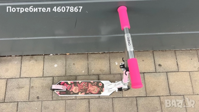 Oxelo розова тротинетка за момичета, снимка 11 - Други спортове - 51871448