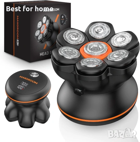 Maxgroom Самобръсначка за глава за плешиви мъже, 7D ,водоустойчива 