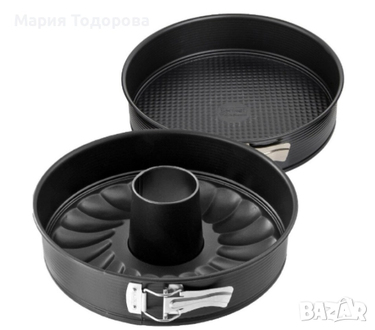 Кръгла форма за печене с две дъна 18см, снимка 6 - Форми - 52968603