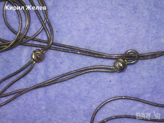 ФЕЕРИЧНО СТИЛНО СРЕБЪРНО ФЕШЪН АРТ КОЛИЕ СРЕБРО 925 ДИЗАЙНЕРСКИ ВИНТИДЖ РАЗДВИЖЕН МОДЕЛ 39920, снимка 14 - Колиета, медальони, синджири - 42599993