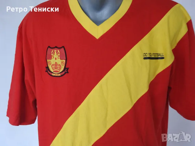Тениска Spain — Мъже размер XXL Червено, снимка 2 - Футбол - 56319231