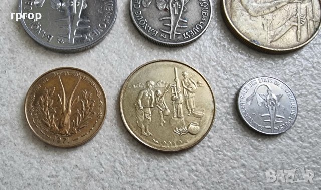 Западна Африка. 1 ,5 ,10 ,25, 50 и 100 франка . 6 бройки, снимка 7 - Нумизматика и бонистика - 42243228