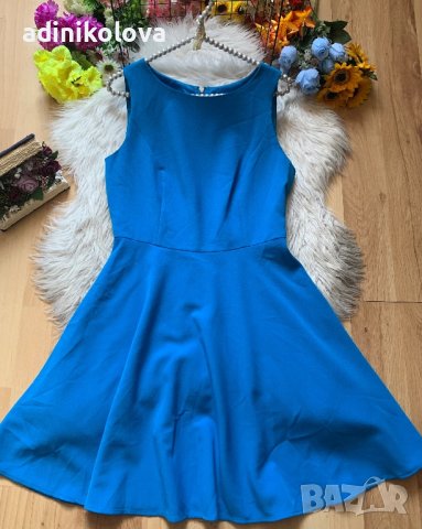 Синя рокля Веро Мода, снимка 1 - Рокли - 41592664