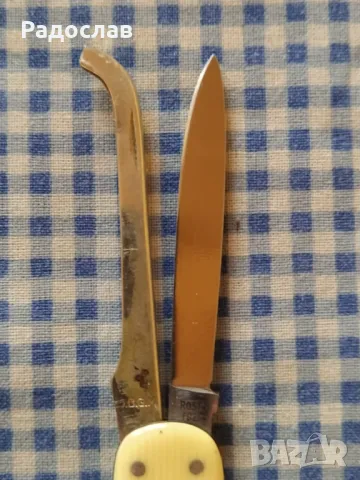старо колекционерско джобно ножче Solingen , снимка 6 - Ножове - 50079579