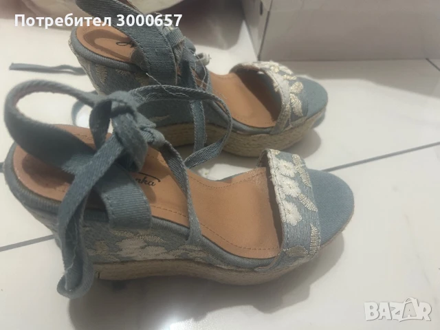 Дамски сандали платформи