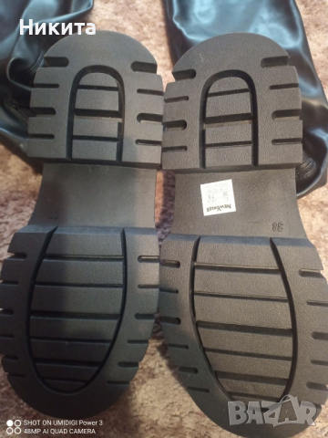 нови чизми 38 номер, снимка 2 - Дамски ботуши - 44802776